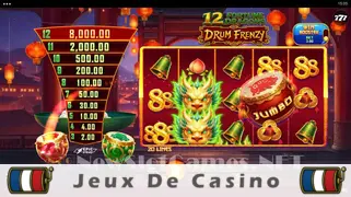Icône de la fente 12 Fortune Dragons Drum Frenzy Slot
