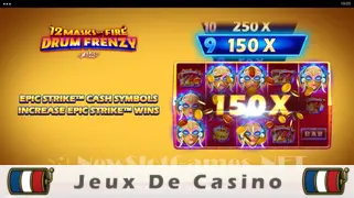 Icône de la fente 12 Masks of Fire Drum Frenzy Slot