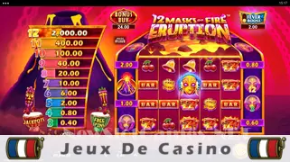 Icône de la fente 12 Masks of Fire Eruption Prize Flow Slot