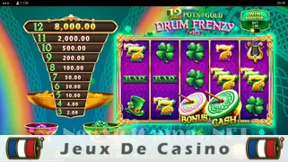 Icône de la fente 12 Pots of Gold Drum Frenzy Slot