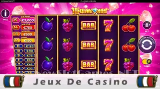 Icône de la fente 15 Diamonds Slot