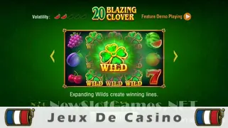 Icône de la fente 20 Blazing Clover Slot