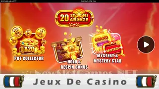 Icône de la fente 20 Stars Ablaze Slot