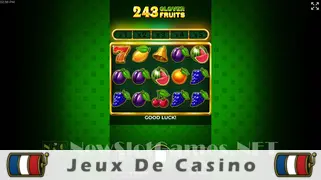 Icône de la fente 243 Clover Fruits Slot