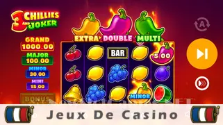 Icône de la fente 3 Chillies and Joker Hold and Win Slot