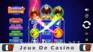 Icône de la fente 3 Eagles of Freedom Slot