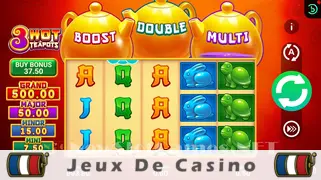 Icône de la fente 3 Hot Teapots Hold and Win Slot