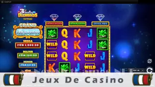 Icône de la fente 3 Jewelling Diamonds Slot