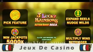 Icône de la fente 3 Lucky Rainbows Action Boost Max Slot