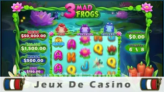 Icône de la fente 3 Mad Frogs Slot