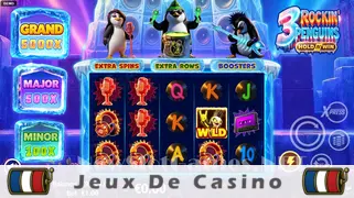 Icône de la fente 3 Rockin Penguins Slot