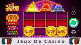 Icône de la fente 3 Super Coin Volcanoes Slot