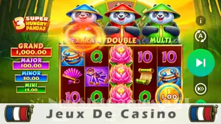 Icône de la fente 3 Super Hungry Pandas Slot