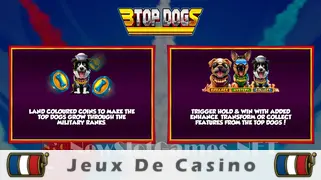 Icône de la fente 3 Top Dogs Slot