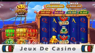 Icône de la fente 333 Fortunes Ahoy Power Combo Slot