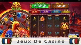 Icône de la fente 333 Phoenix Blaze Power Combo Slot