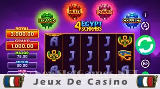 Icône de la fente 4 Egypt Scarabs Hold and Win Slot