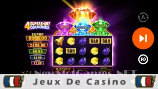 Icône de la fente 4 Supershiny Diamonds Slot