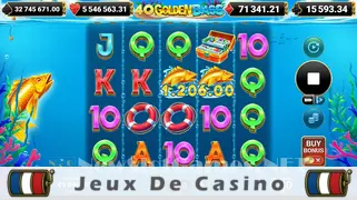 Icône de la fente 40 Golden Bass Slot