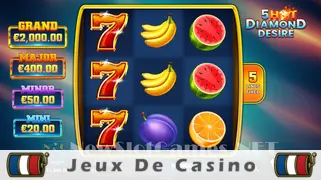 Icône de la fente 5 Hot Diamond Desire Slot