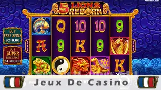 Icône de la fente 5 Lions Reborn Slot