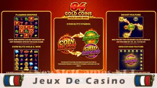 Icône de la fente 64 Gold Coins Hold and Win Slot