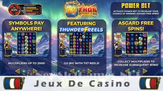 Icône de la fente 7X7 Thor Slot