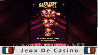 Icône de la fente 81 Creepy Circus Slot