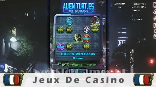 Icône de la fente Alien Turtles vs Humans Slot