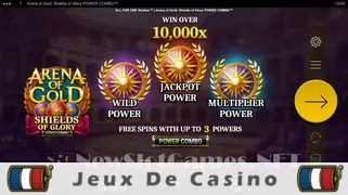 Icône de la fente Arena of Gold Shields of Glory Slot