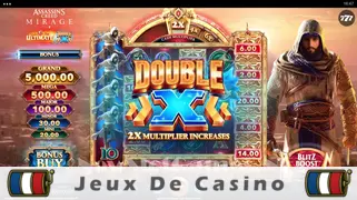 Icône de la fente Assassins Creed Mirage x Gold Blitz Ultimate Double X Slot