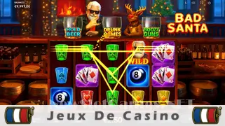 Icône de la fente Bad Santa Slot