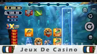 Icône de la fente Bass Cash Hyper Frogs X UP Slot