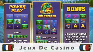 Icône de la fente Big Catch Bass Fishing Win Stepper Slot
