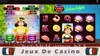 Icône de la fente Big Hot Flaming Pots Delicious Delights Slot