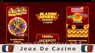 Icône de la fente Blazing Wheel 10000 Slot