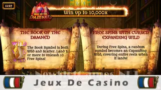 Icône de la fente Book of the Damned Slot