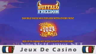 Icône de la fente Buffalo Freedom DoubleMax Slot