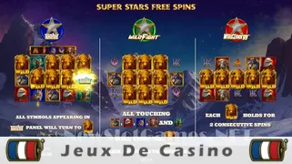 Icône de la fente Buffalo Super Stars Slot