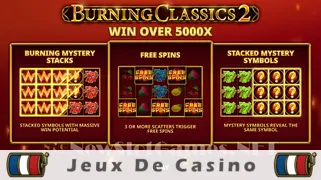Icône de la fente Burning Classics 2 Slot