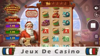 Icône de la fente Christmas Workshop Hold the Spin Slot