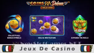 Icône de la fente Coins of Ra Deluxe Hold & Win Slot