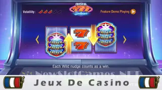 Icône de la fente Crystal 777 Deluxe Slot