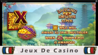 Icône de la fente Dancing Drums Link Slot