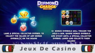 Icône de la fente Diamond Charge Hold & Win Slot