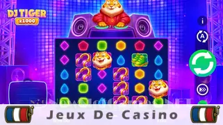 Icône de la fente DJ Tiger x1000 Slot