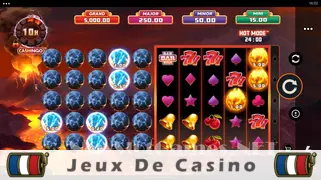 Icône de la fente Eruption Blaze CASHINGO Rumble Slot