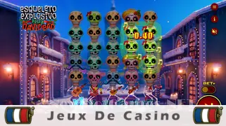 Icône de la fente Esqueleto Explosivo Feliz Navidead Slot