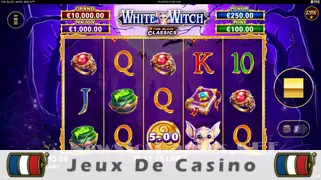 Icône de la fente Fire Blaze White Witch Slot