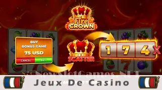 Icône de la fente Fire Crown Slot